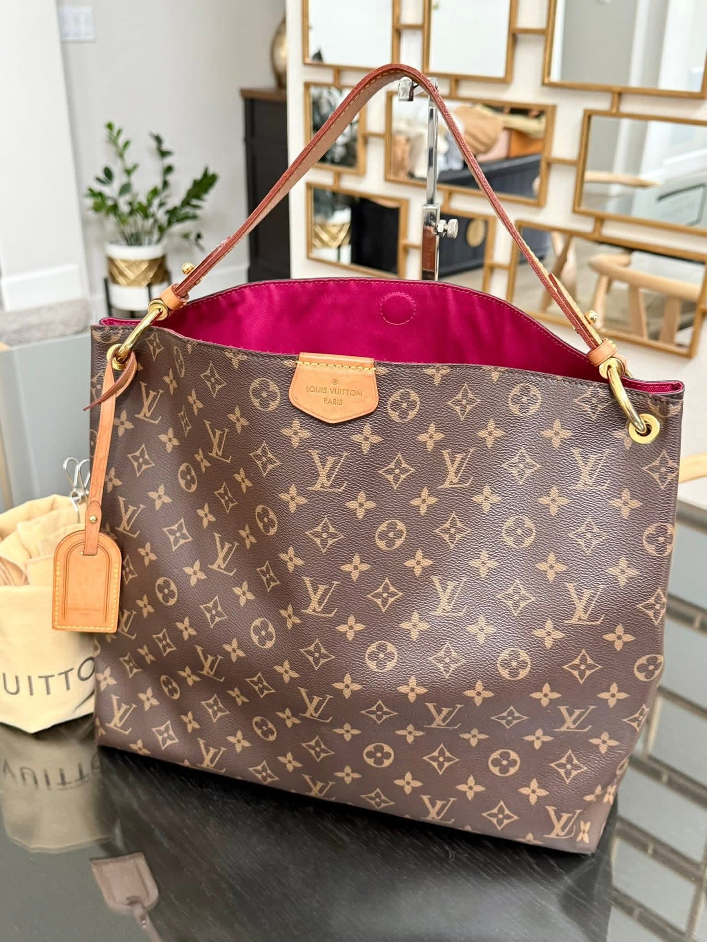 Graceful MM Monogram in Peony with Dustbag and Insert Organizer 📅 Year: 2019