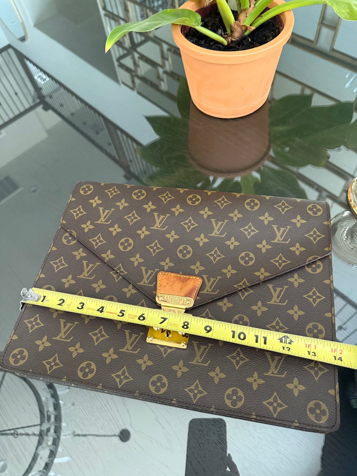 Monogram Porte Document Senateur Bag 🗓️ Year: 1990