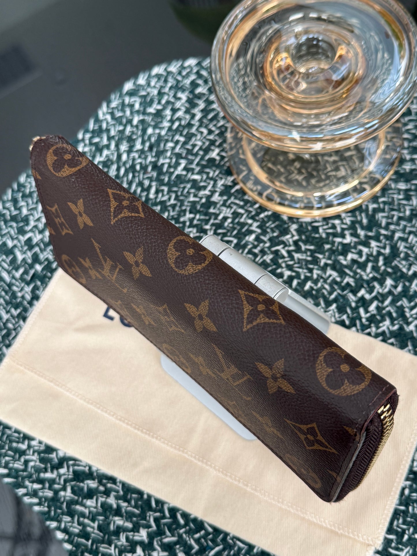 Monogram Clemence in Peony Wallet with Dustbag 🗓️ Year 2015