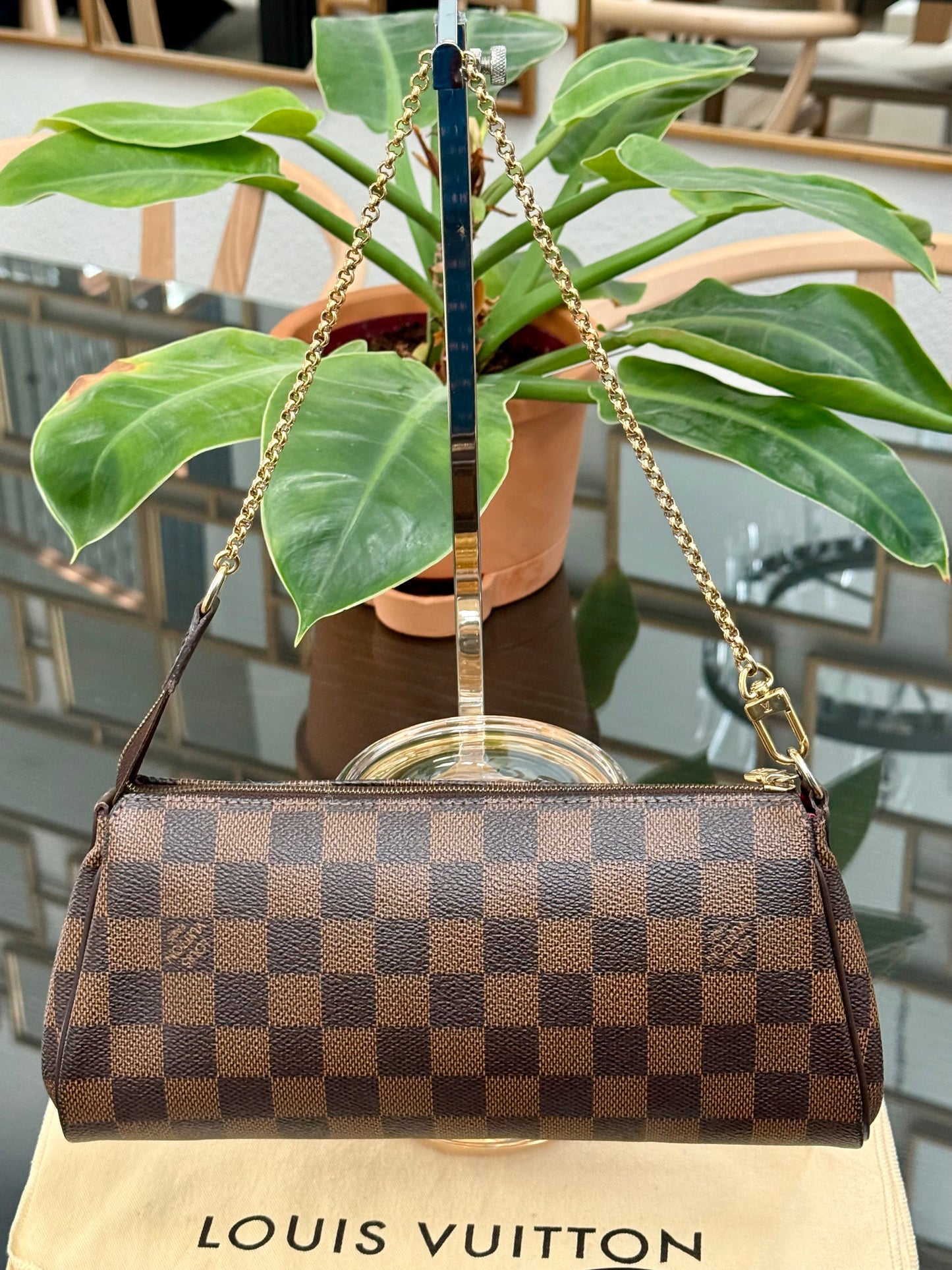 Eva Clutch in DE with Dustbag, Insert Organizer, Box and Paper bag🗓️ Year: 2010