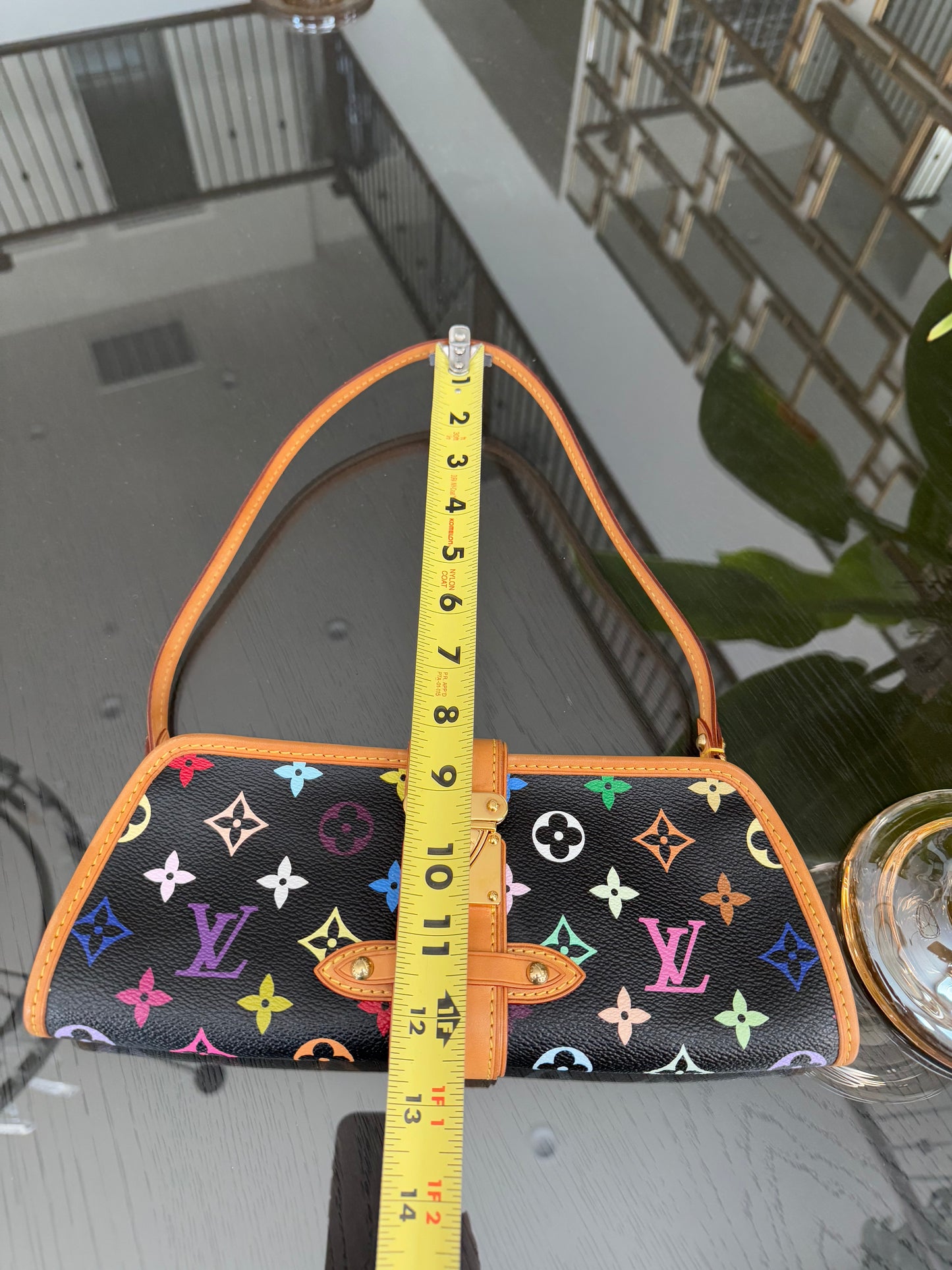Multicolor Shirley Clutch/ Shoulder Bag with Box📅 Year: 2005