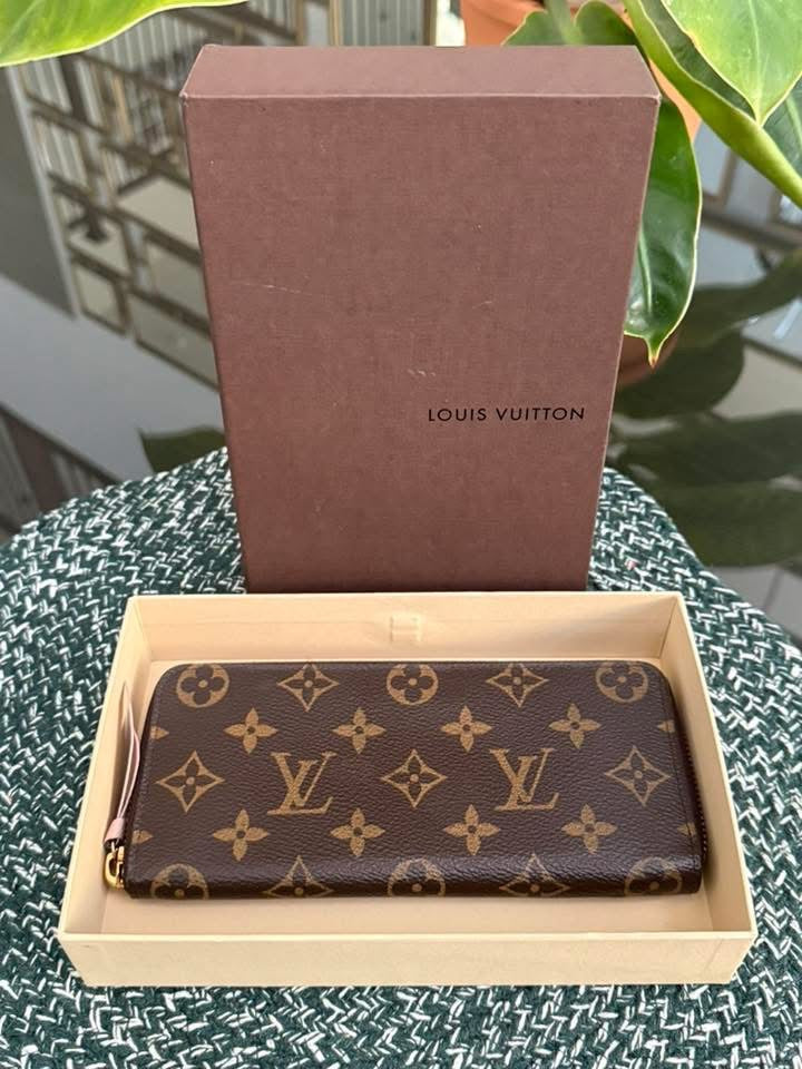Clemence Wallet Monogram in Rose Ballerine with Box 🗓️ Year 2017
