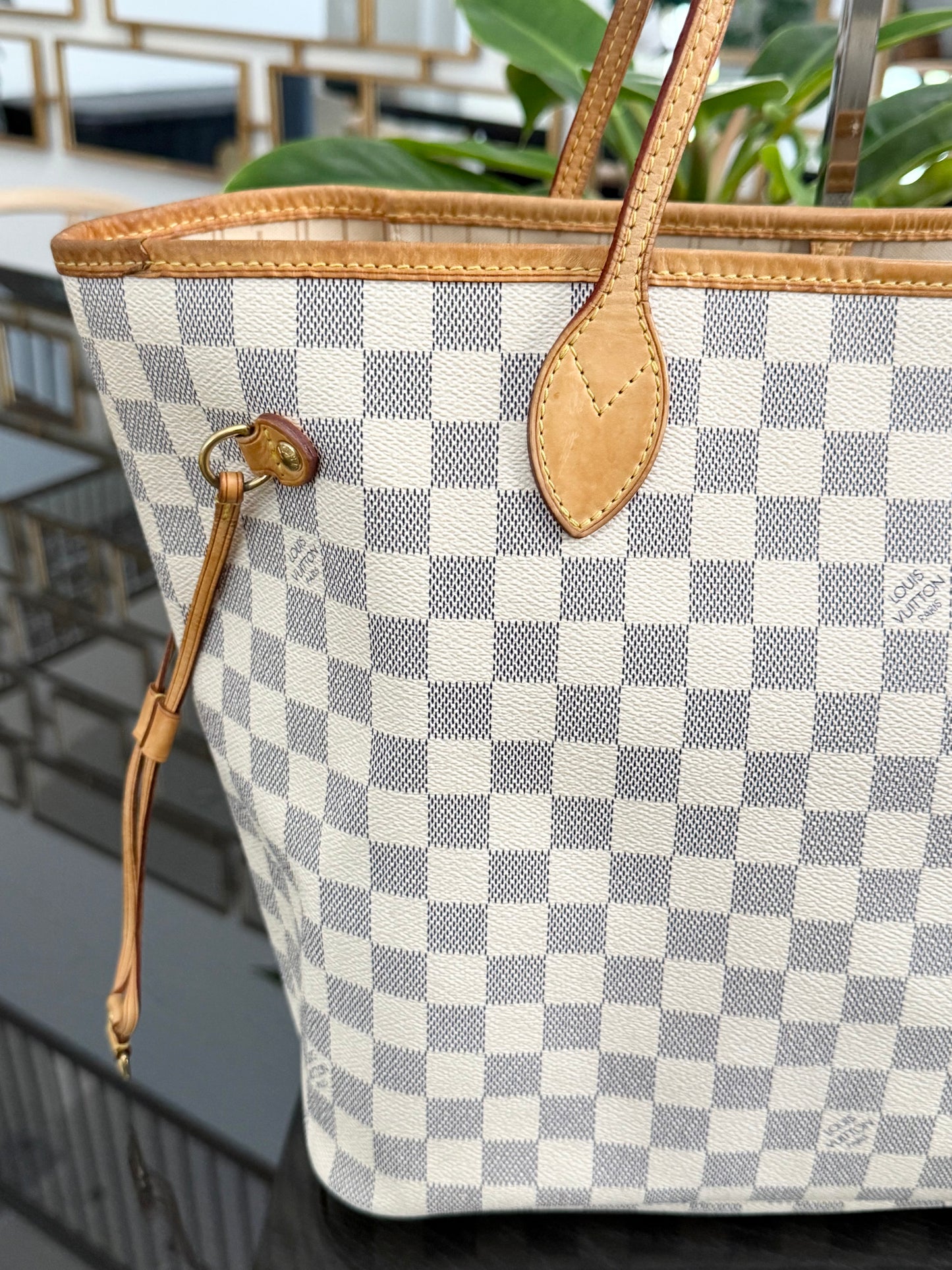 Neverfull MM in Azur with Insert Organizer 🗓️ Year: 2009