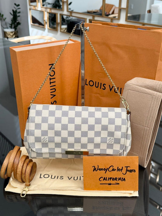 Favorite MM in Azur with Dustbag, Insert Organizer, Box and Paper bag 🗓️ Year: 2014