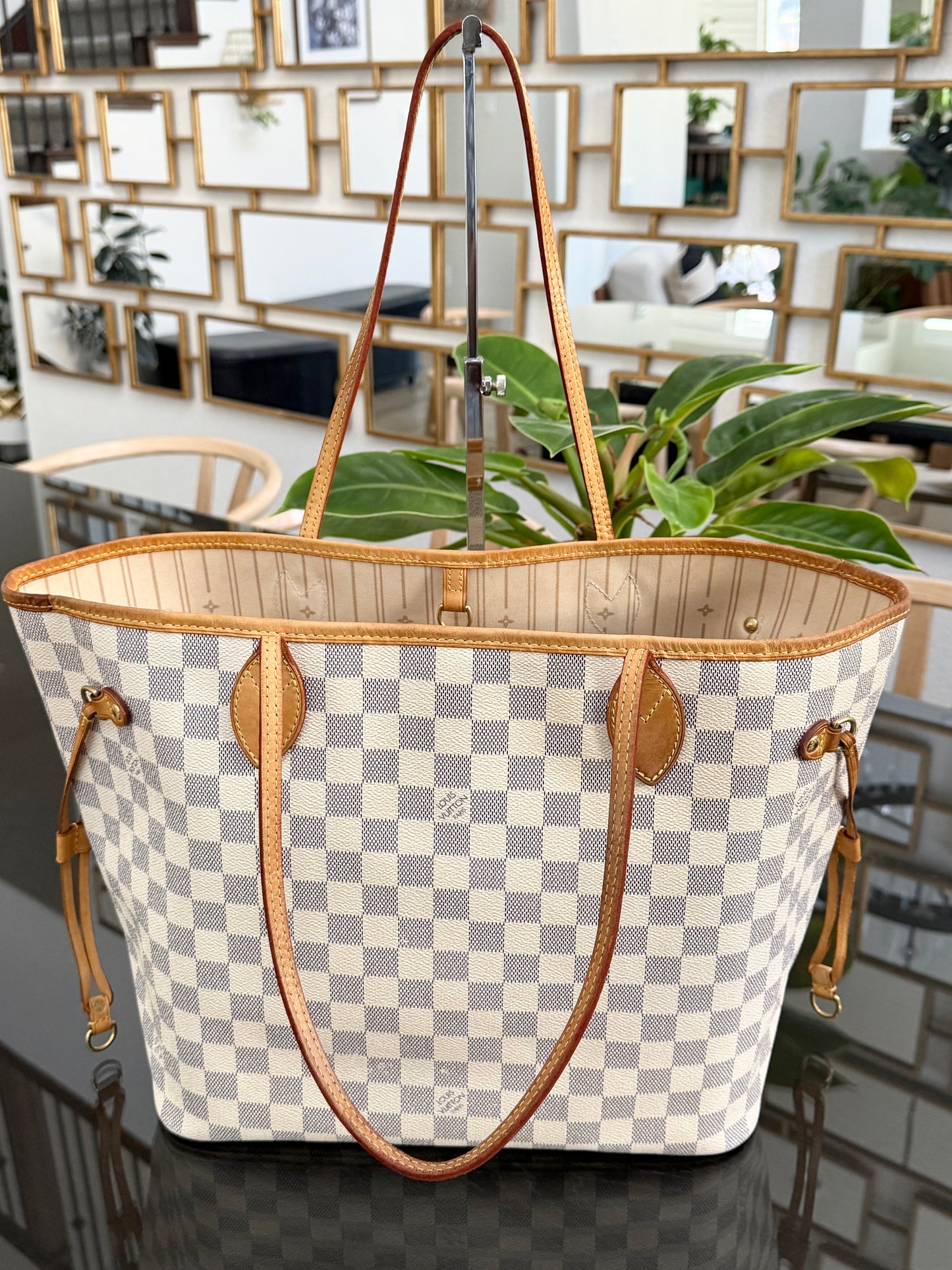 Neverfull MM in Azur with Insert Organizer 🗓️ Year: 2009