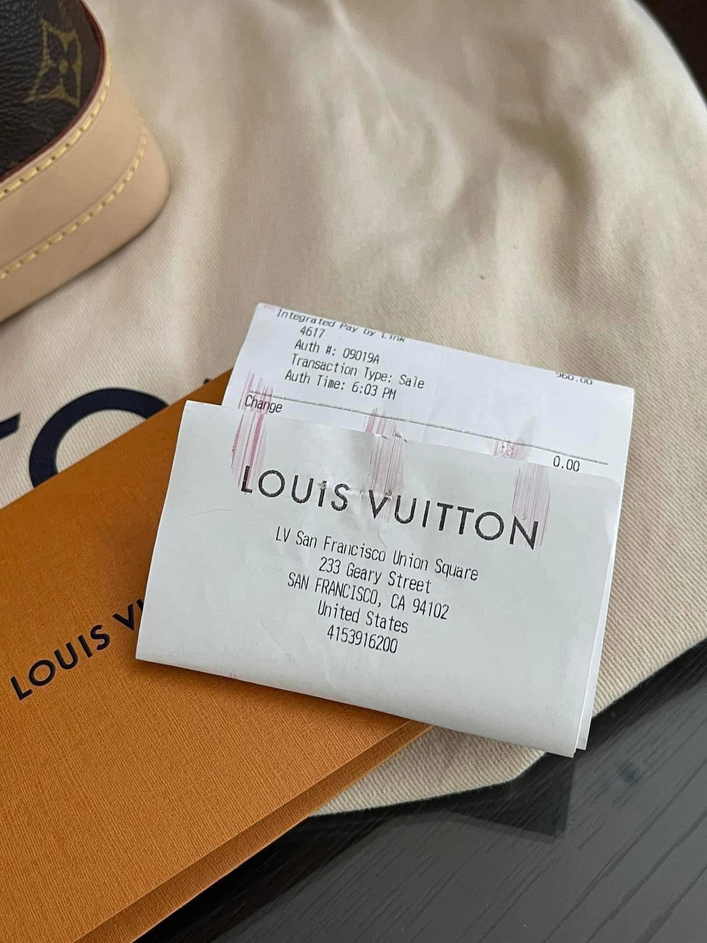 Noe GM Monogram -Brand-new replaced vachetta 💥 with Dustbag and official repair receipt from LV