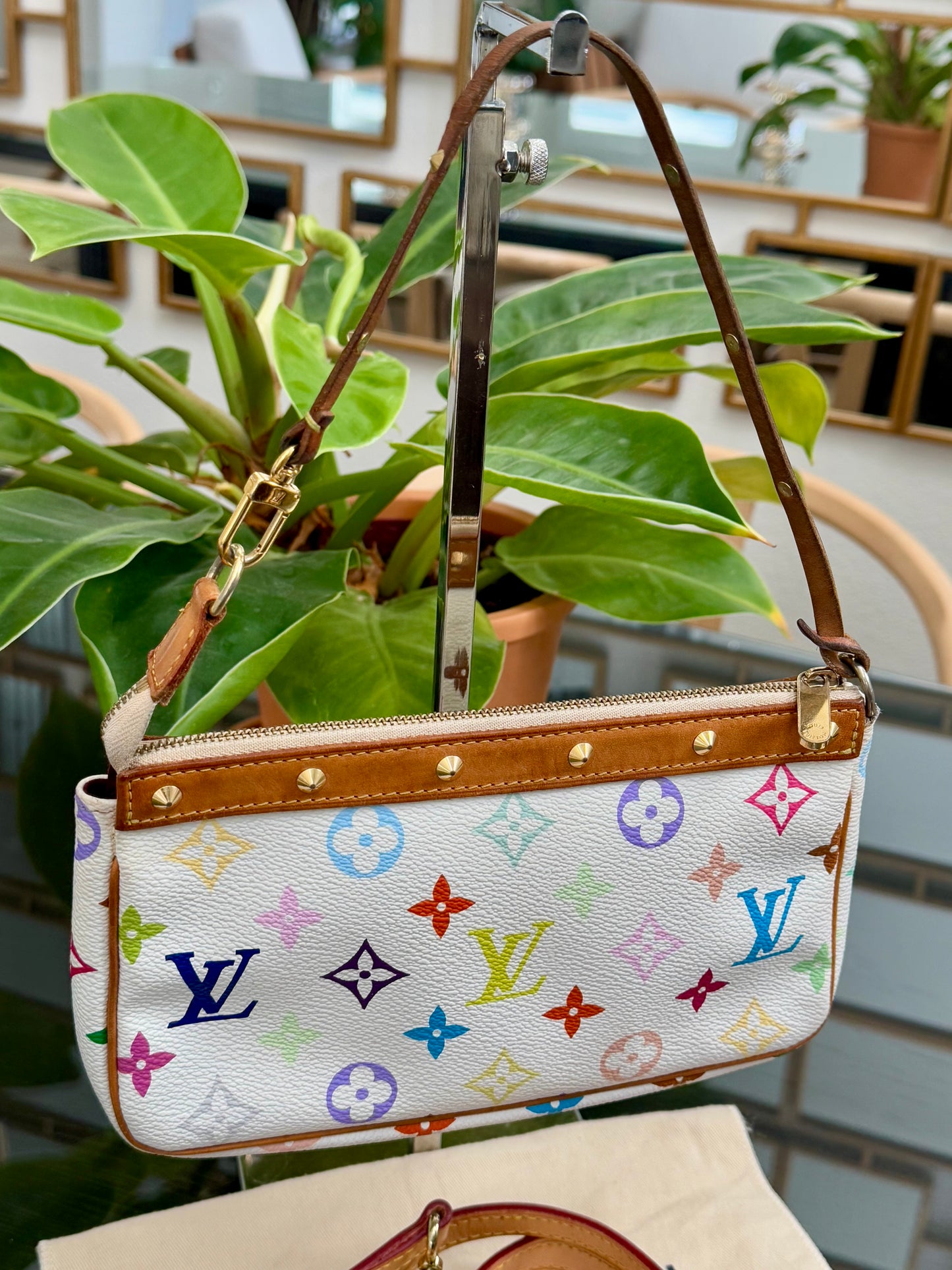 Multicolor Pochette Accessories with Dustbag and Strap 📅 Year: 2003