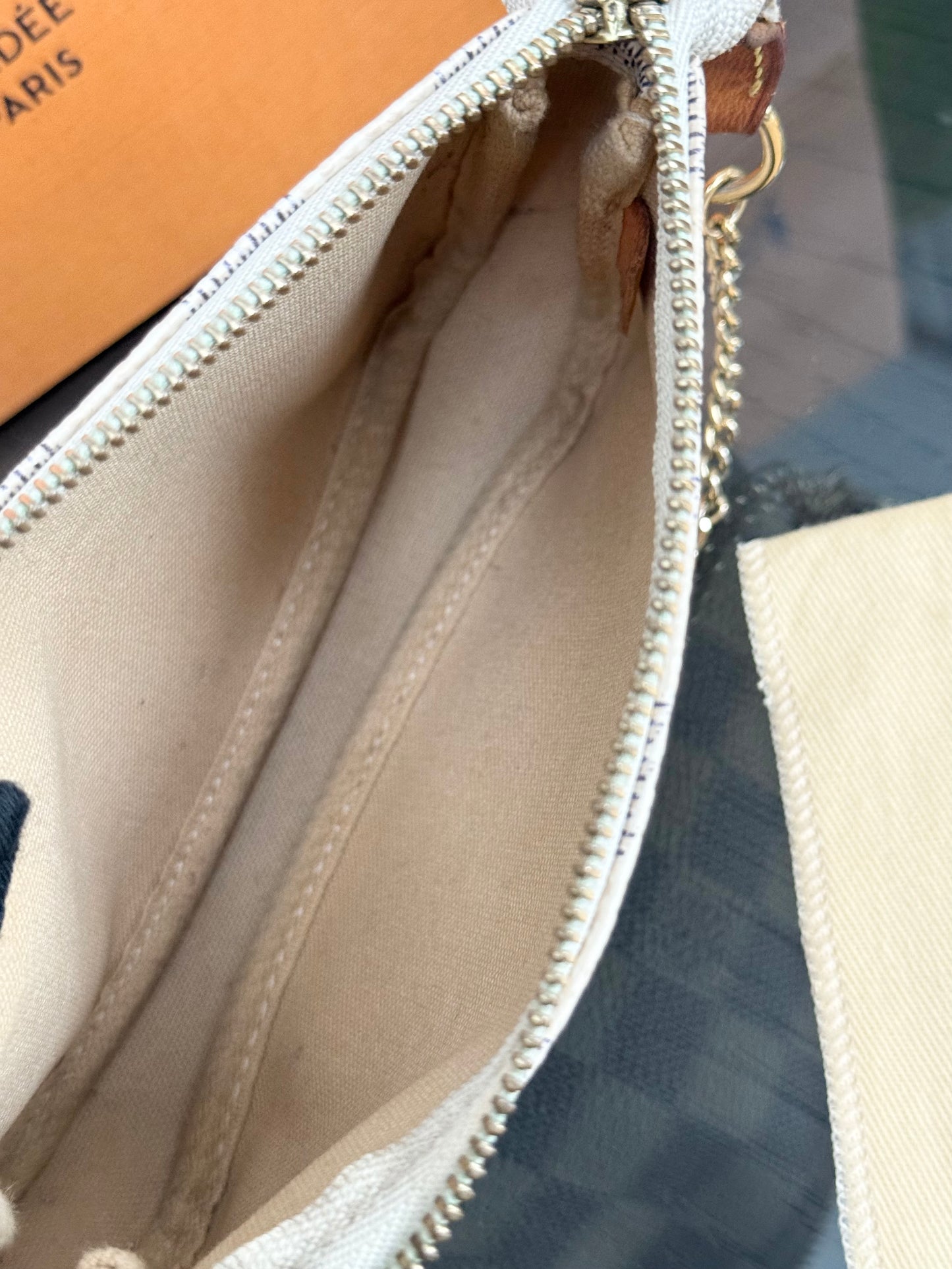 Mini Pochette Accessories Azur with Dustbag and Paper bag -🗓️ Year: 2016