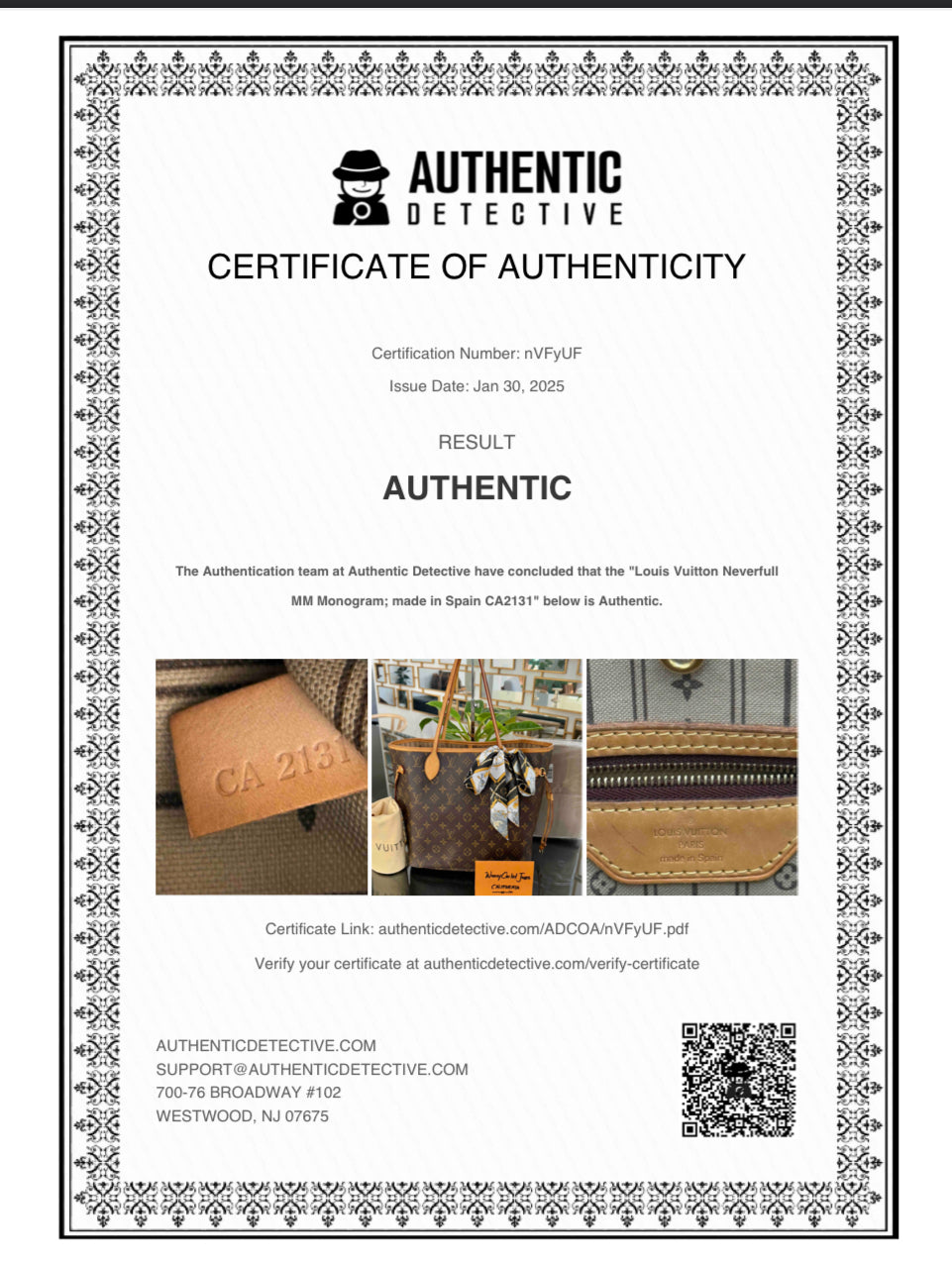 Neverfull MM with Dustbag and Insert Organizer -🗓️ Year: 2011