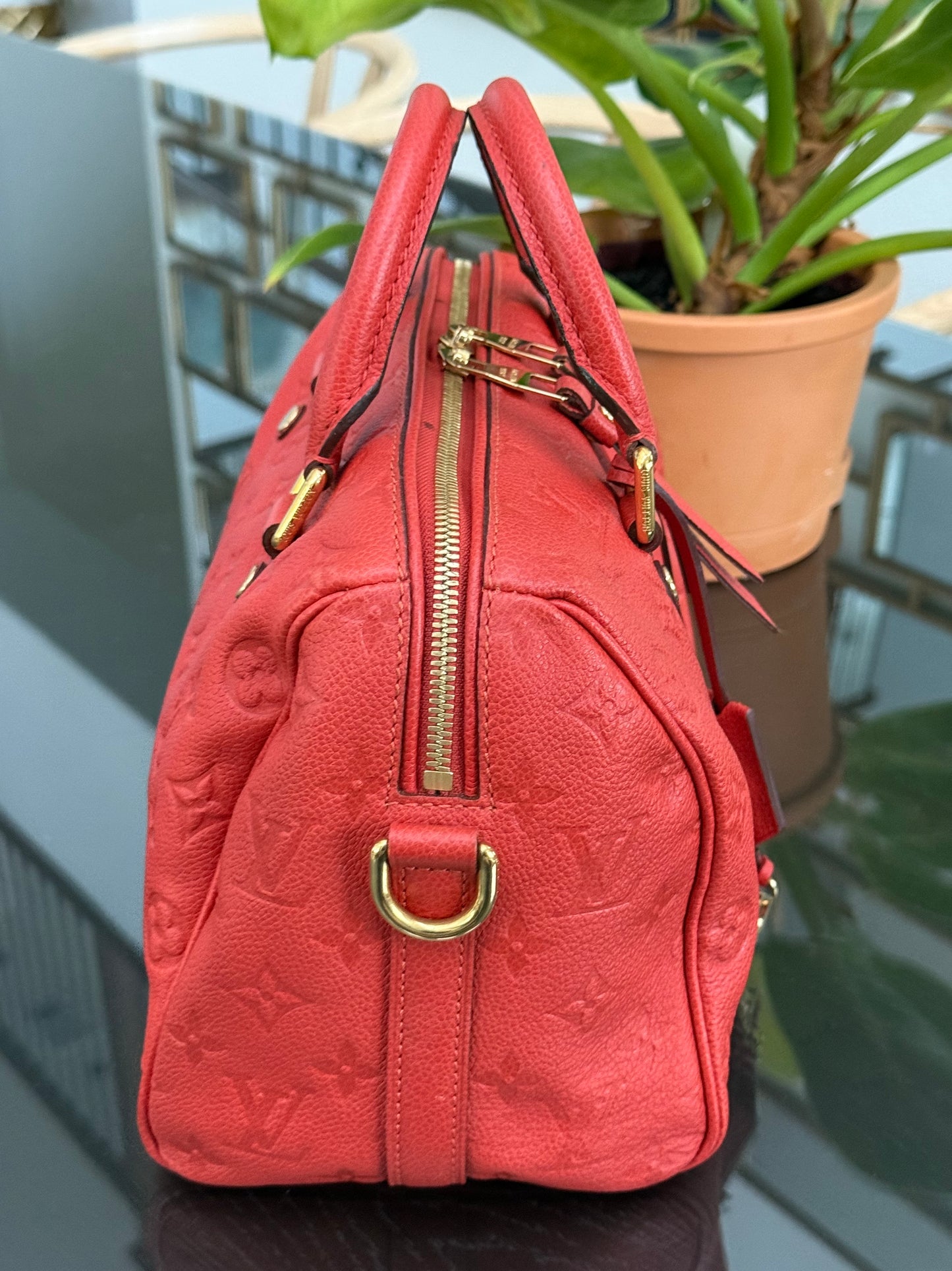 🌺Empriente Speedy 25 Bandoulier with lock 🔐 keys -🗓️ Year: 2012