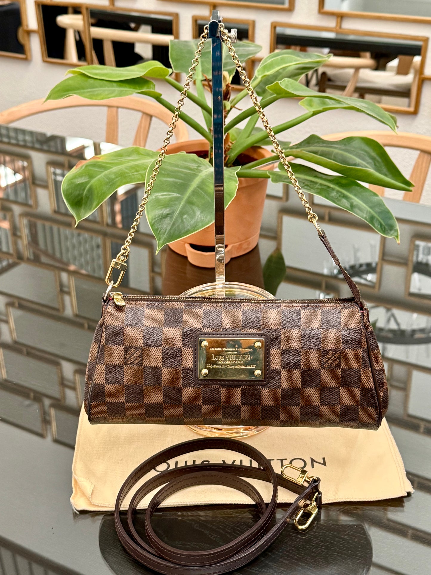 Eva Clutch in DE with Dustbag, Insert Organizer, Box and Paper bag🗓️ Year: 2010