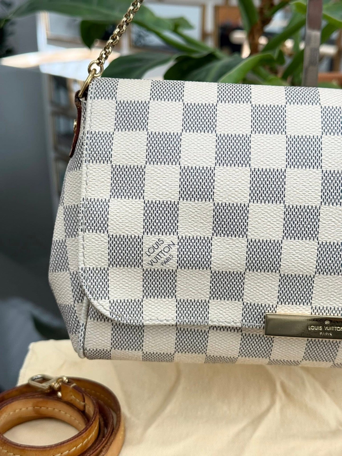 Favorite MM in Azur with Dustbag, Insert Organizer, Box and Paper bag 🗓️ Year: 2014