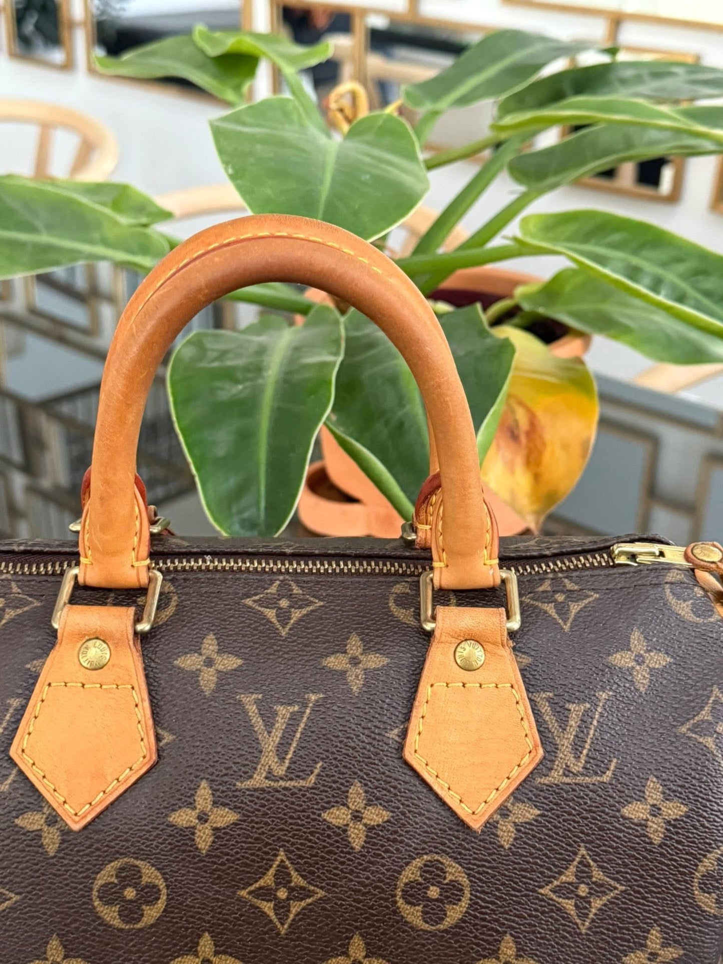 Speedy 25 in Monogram with Lock 🔐 and Key 🗓️ Year: 2005