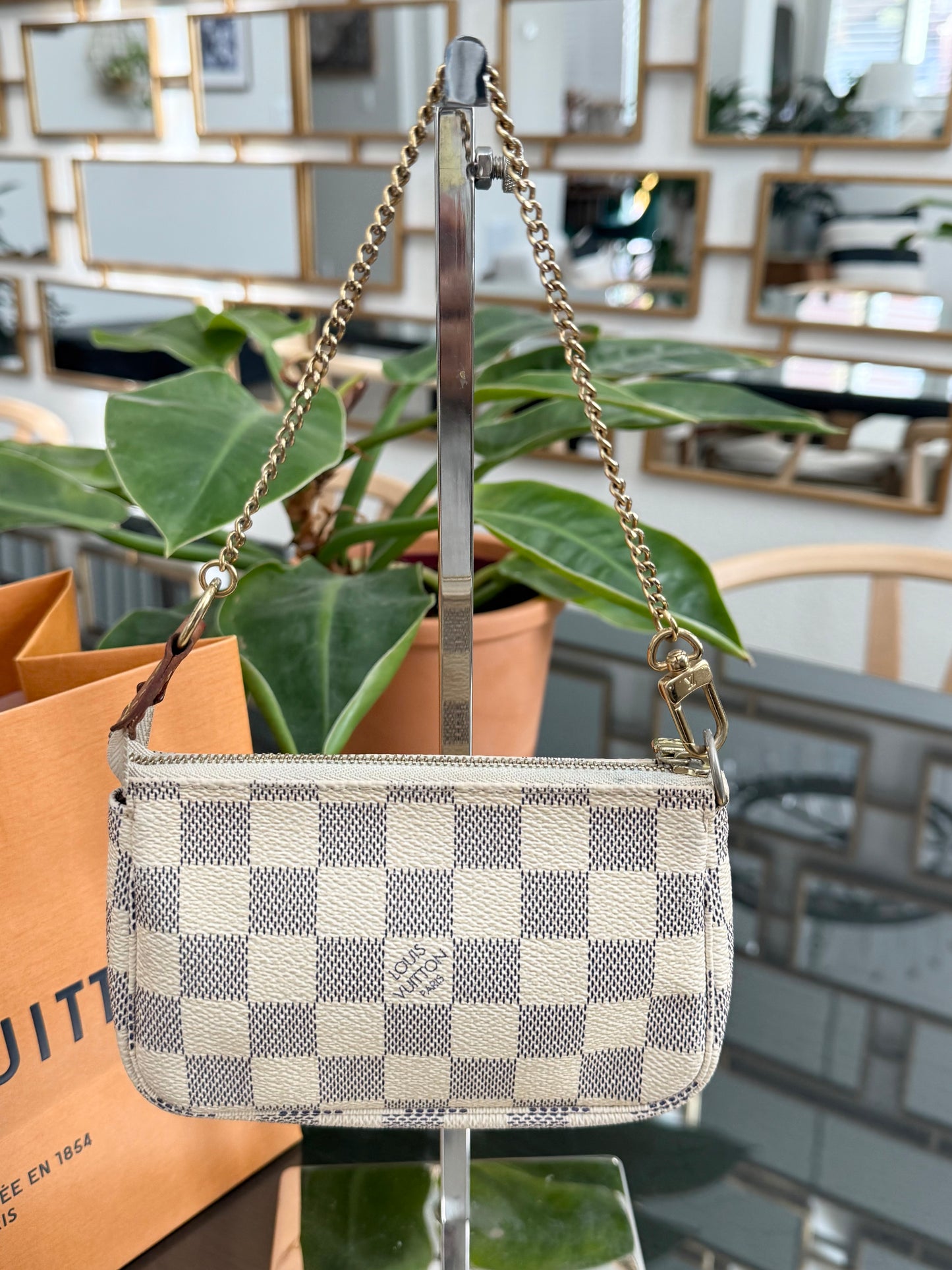 Mini Pochette Accessories Azur with Dustbag and Paper bag -🗓️ Year: 2016