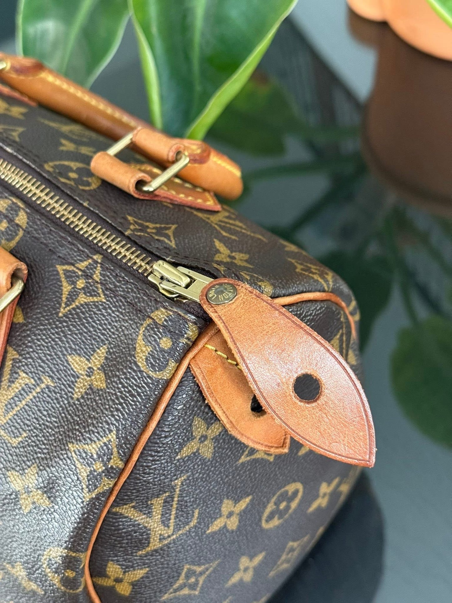 Speedy 25 in Monogram with Lock 🔐 and Key -🗓️ Year: 1994