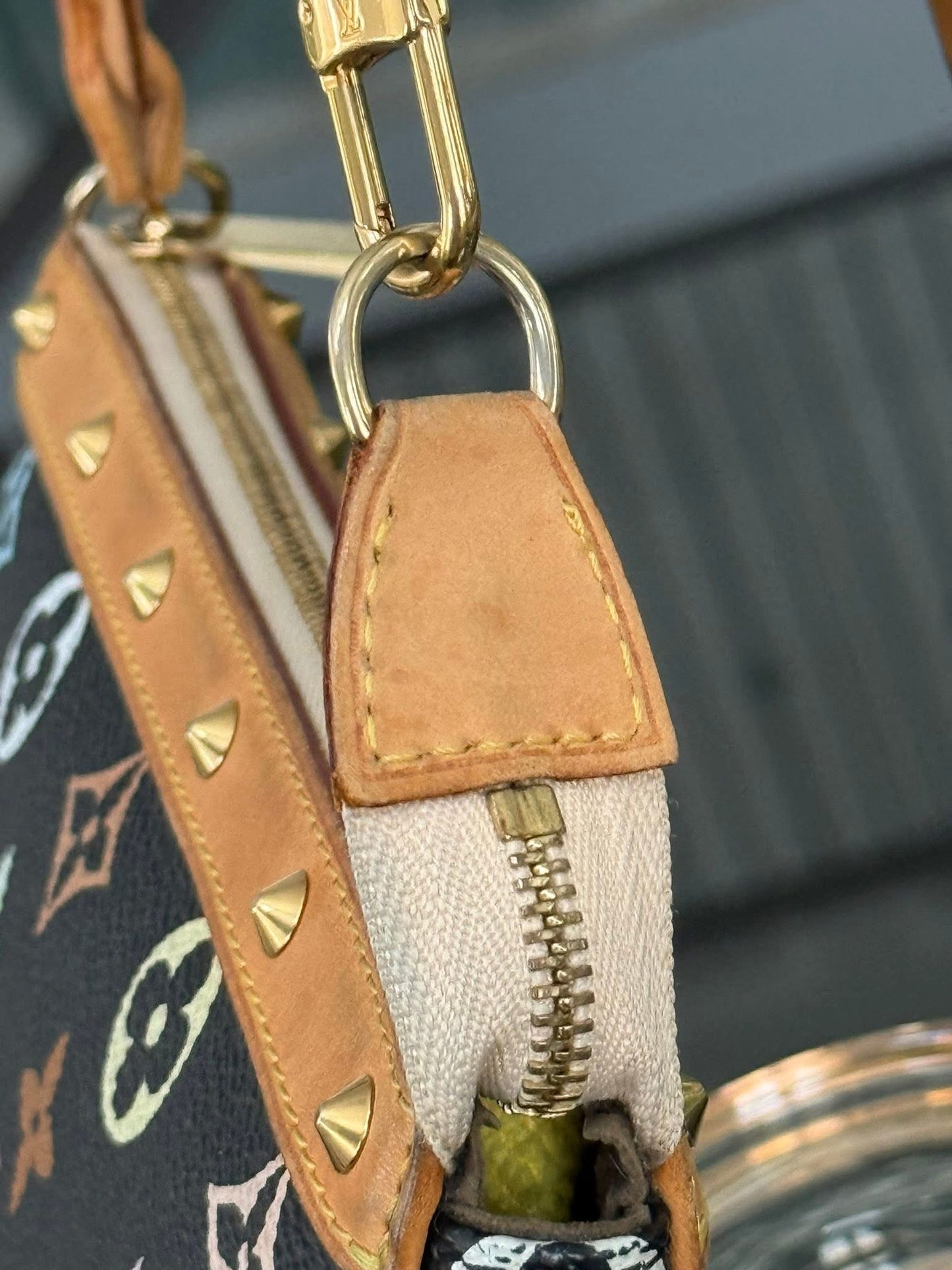 Multicolor Pochette Accessories with Dustbag and Strap 📅 Year: 2003