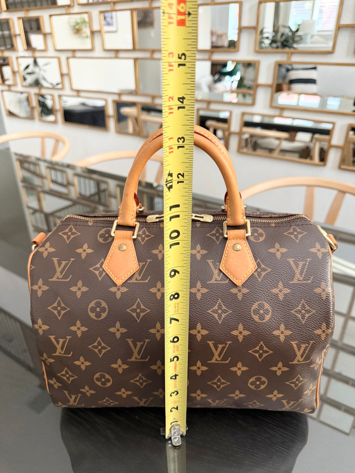 Speedy 30 Bandoulier in Monogram with 🔐 lock, Key and Dustbag -🗓️ Year: 2017