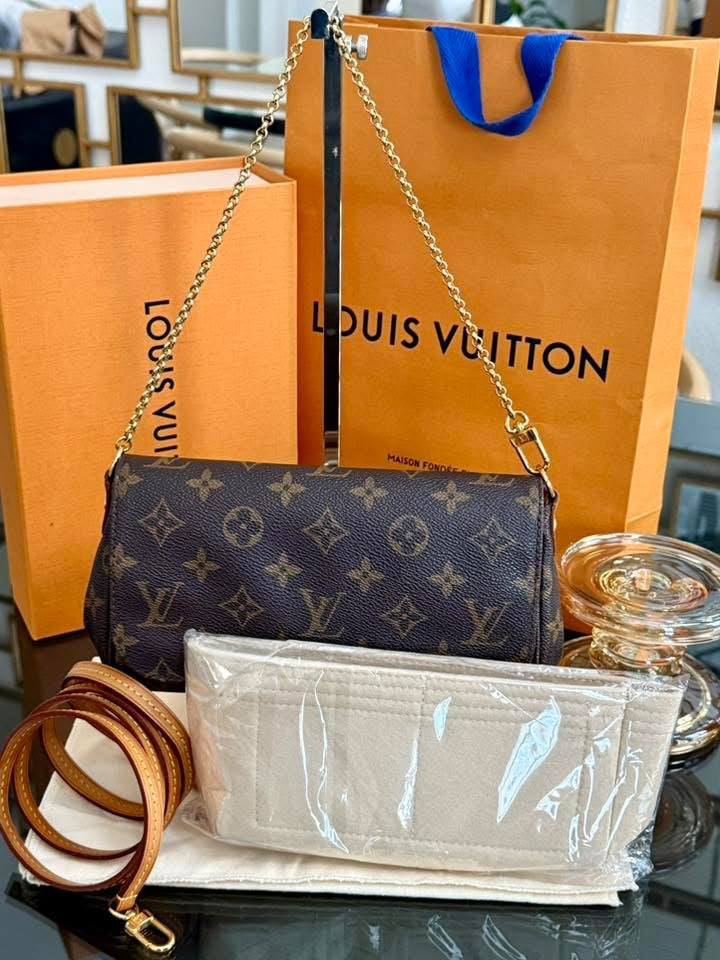 Favorite PM in Monogram with Original Strap, Dustbag, Insert Organizer, Box and Paper bag 🗓️ Year: 2015