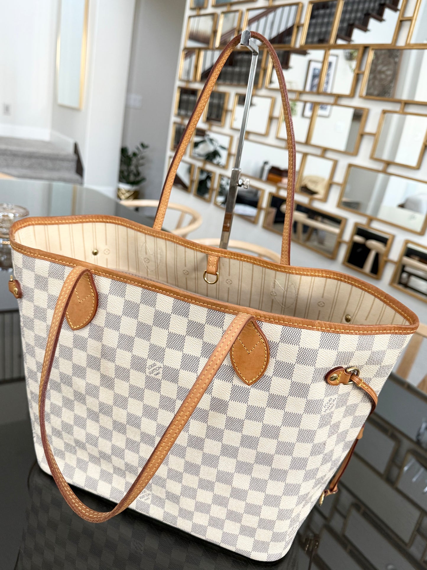 Neverfull MM Azur iwith Dustbag and Insert Organizer-🗓️ Year: 2011