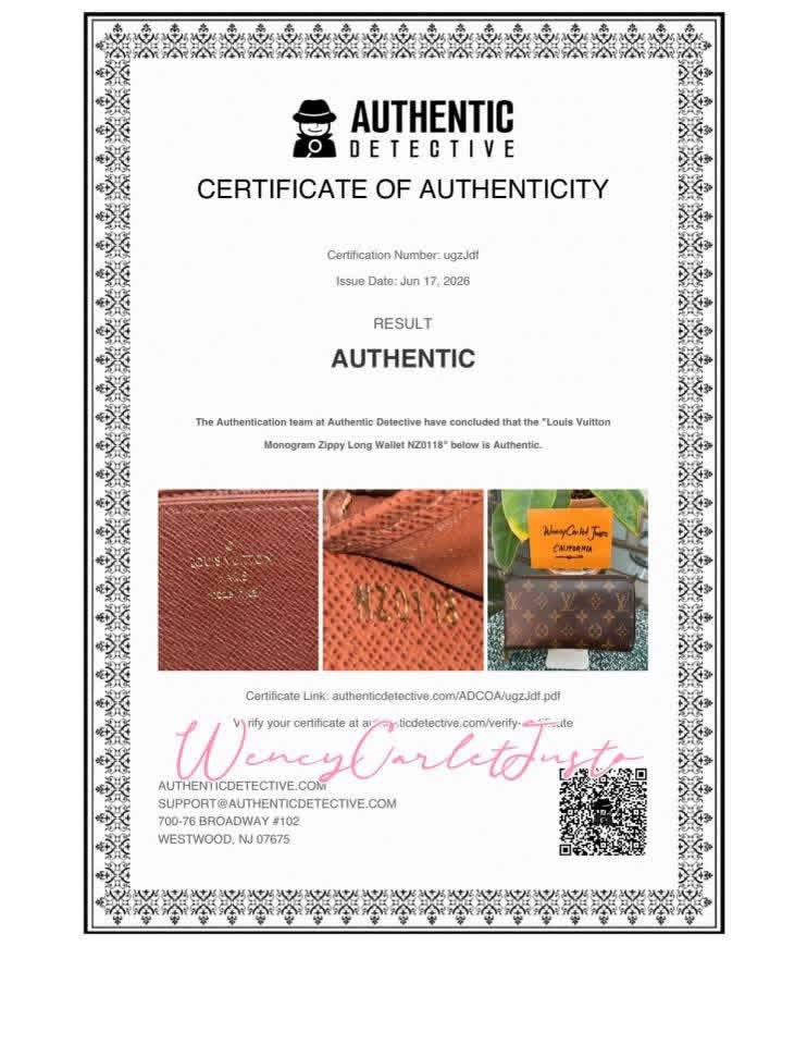 Monogram Zippy Long Wallet 🗓️ Year: 2018