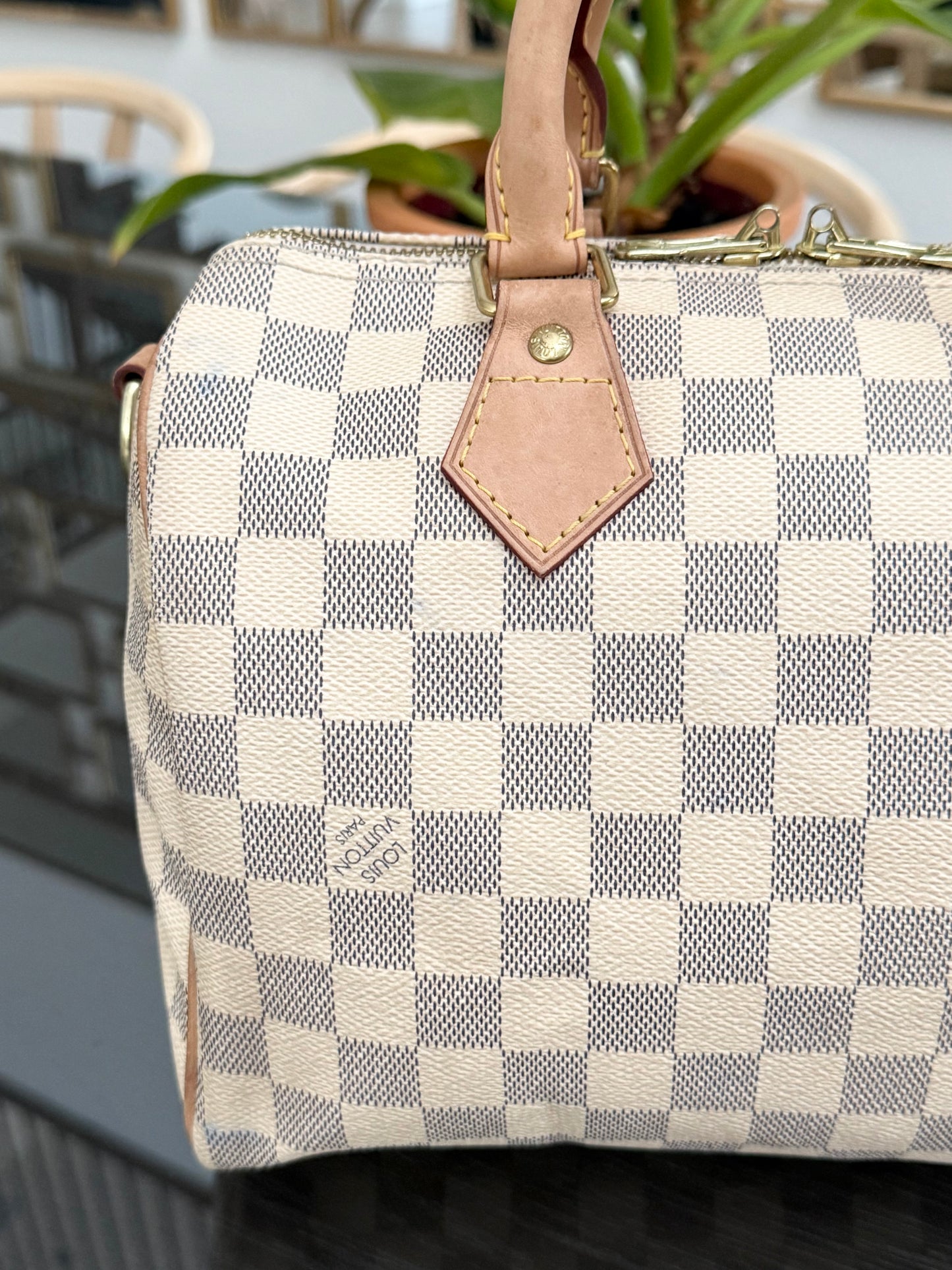 Speedy 25 Bandoulier in Azur with Strap, lock 🔐 keys,  Dustbag and Insert Organizer 🗓️ Year 2013