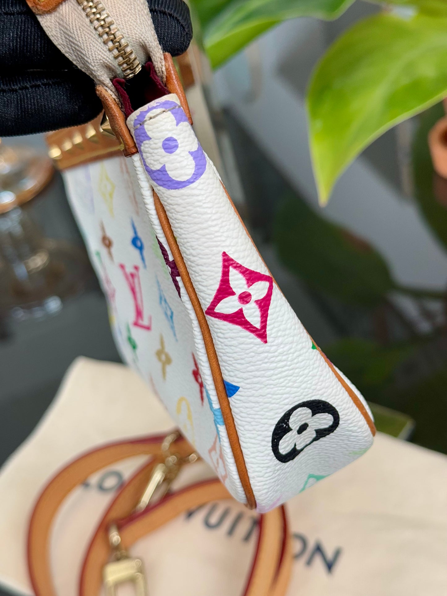 Multicolor Pochette Accessories with Dustbag and Strap 📅 Year: 2003