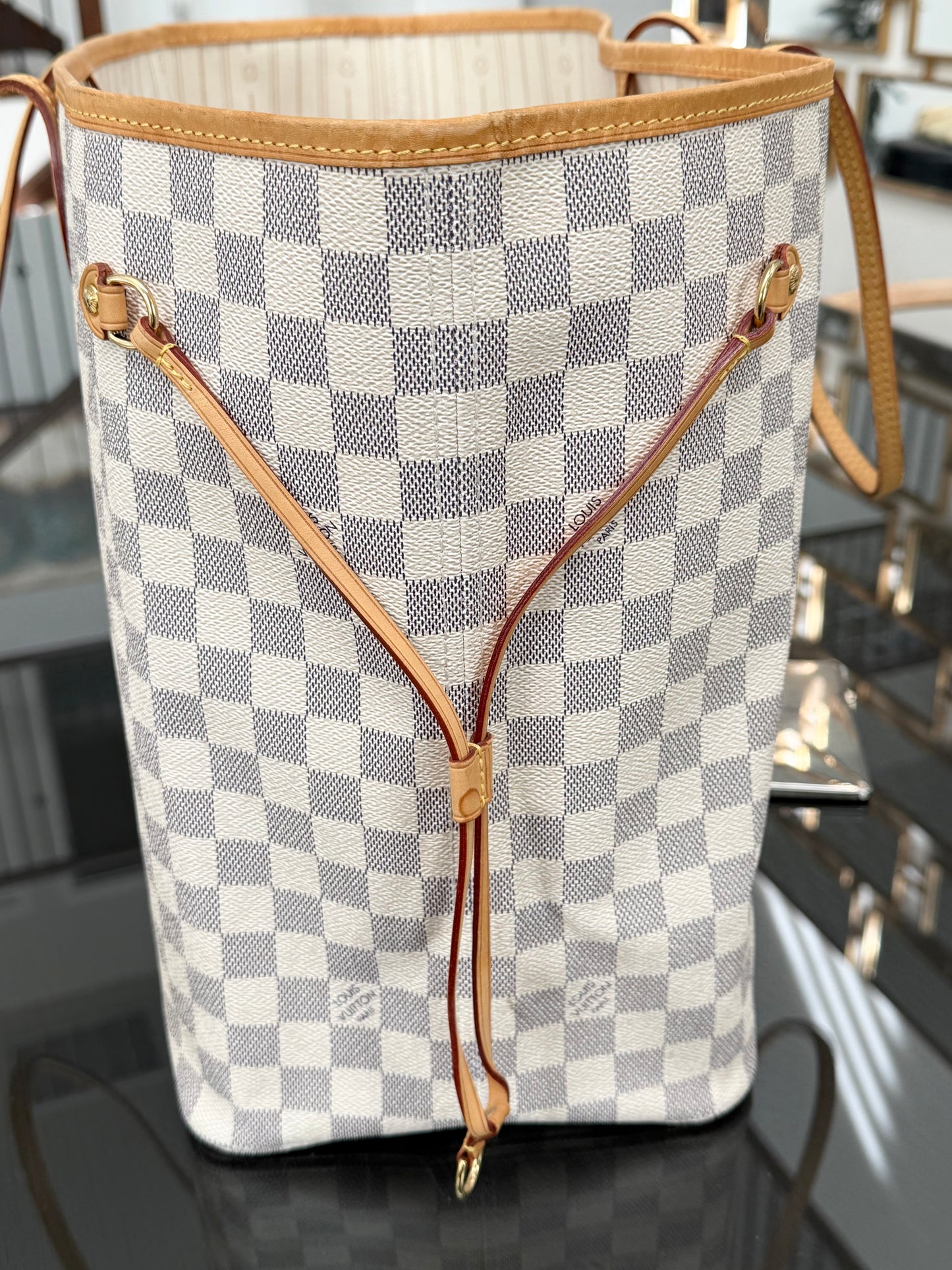 Neverfull GM Azur with Dustbag and Insert Organizer -🗓️ Year: 2012