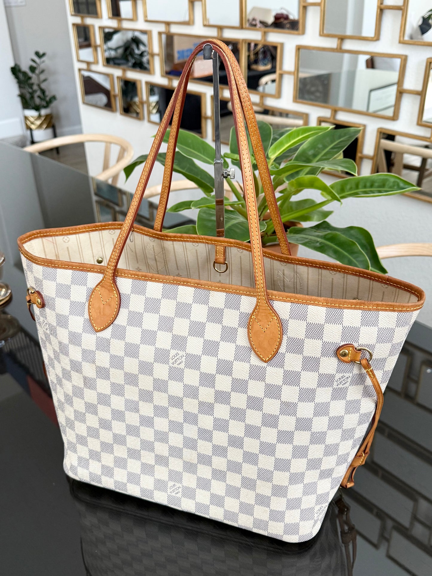 Neverfull MM in Azur with Insert Organizer 🗓️ Year: 2011