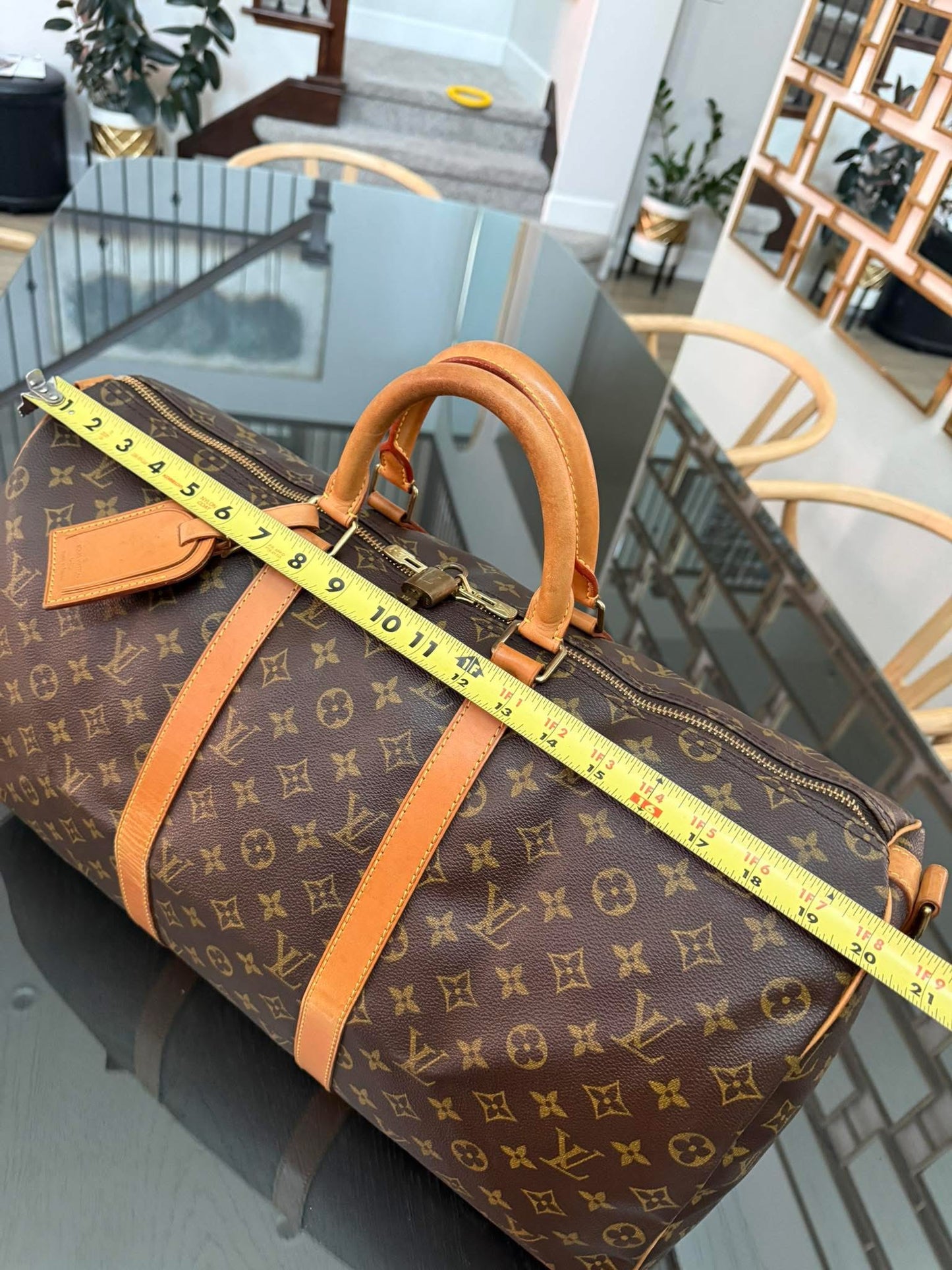 Keepall 50 Bandoulier with Original Strap, 🔐 Lock, Key , Poignet and Luggage Tag 📅 Year: 1993