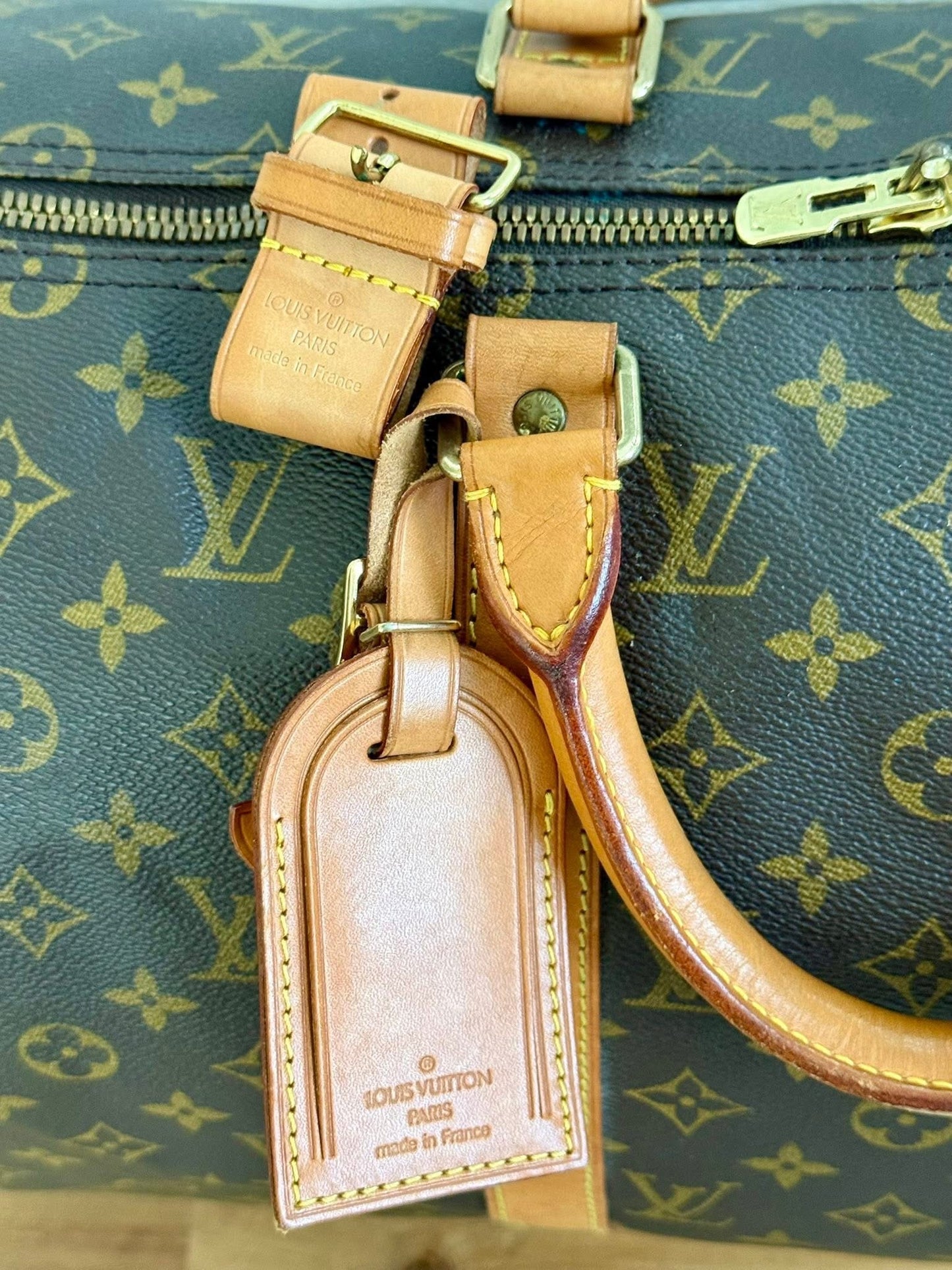 Keepall 50 Bandoulier with Luggage Tag and Poignet 📅 Year: 1995