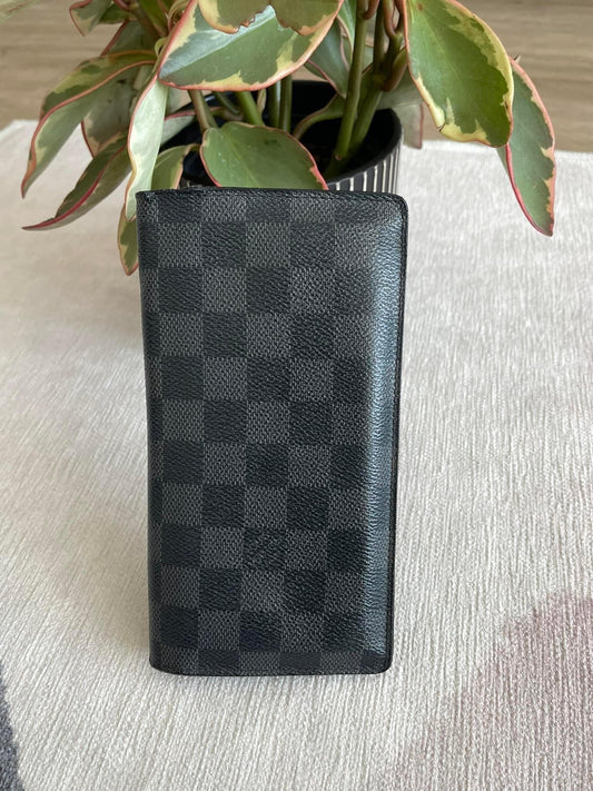 Brazza Wallet in Damier Graphite -Year 1999