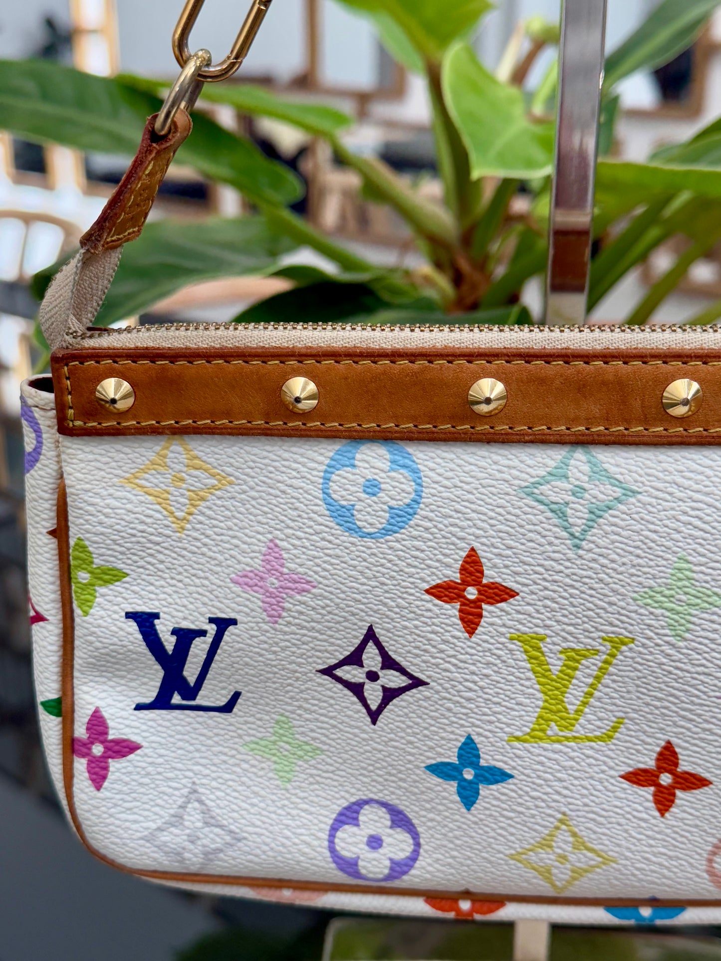 Multicolor Pochette Accessories with Dustbag and Strap 📅 Year: 2003