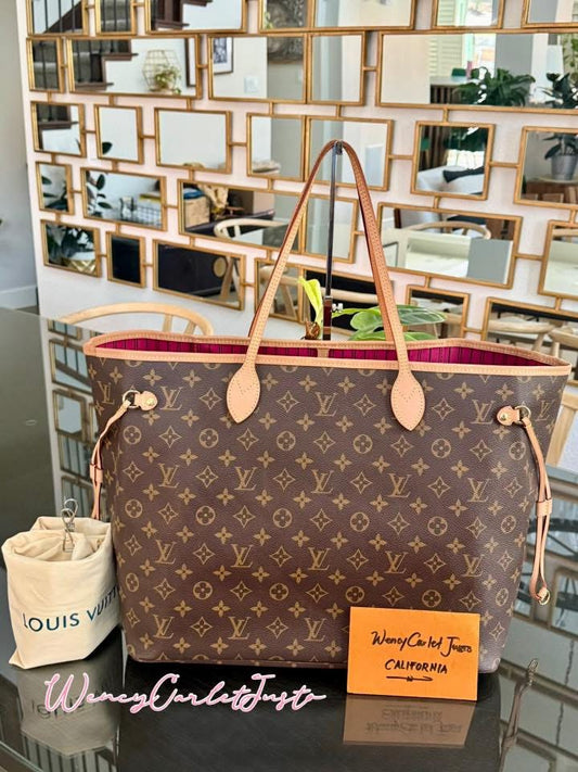 Neverfull GM Monogram in Peony with Dustbag -🗓️ Year 2020