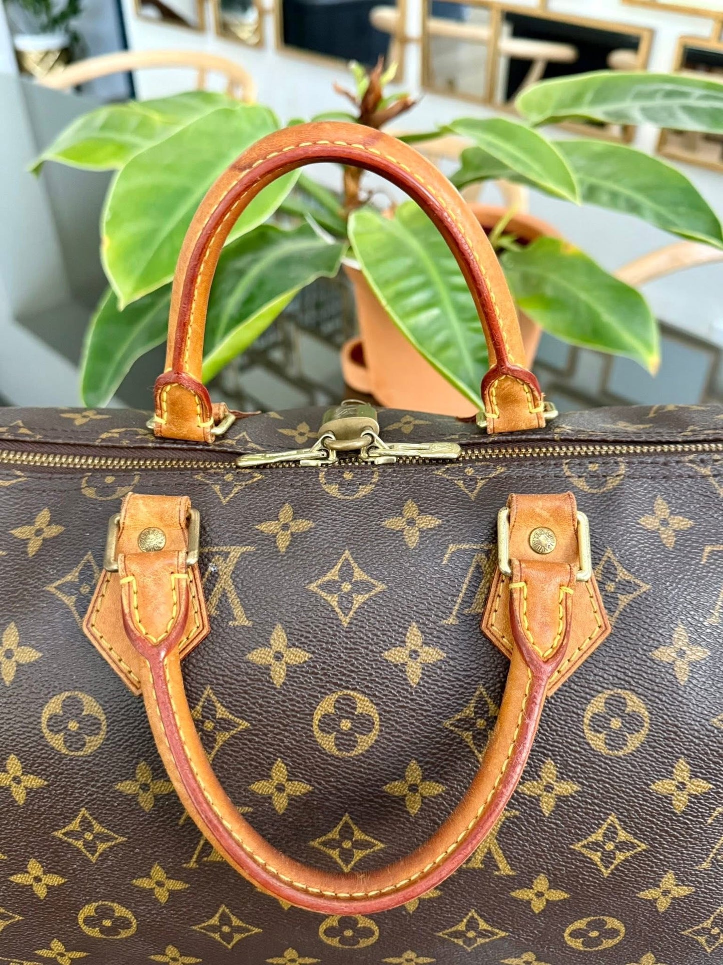 Speedy 35 Bandoulier with lock 🔐 key, Dustbag and Insert Organizer -🗓️ Year: 2011