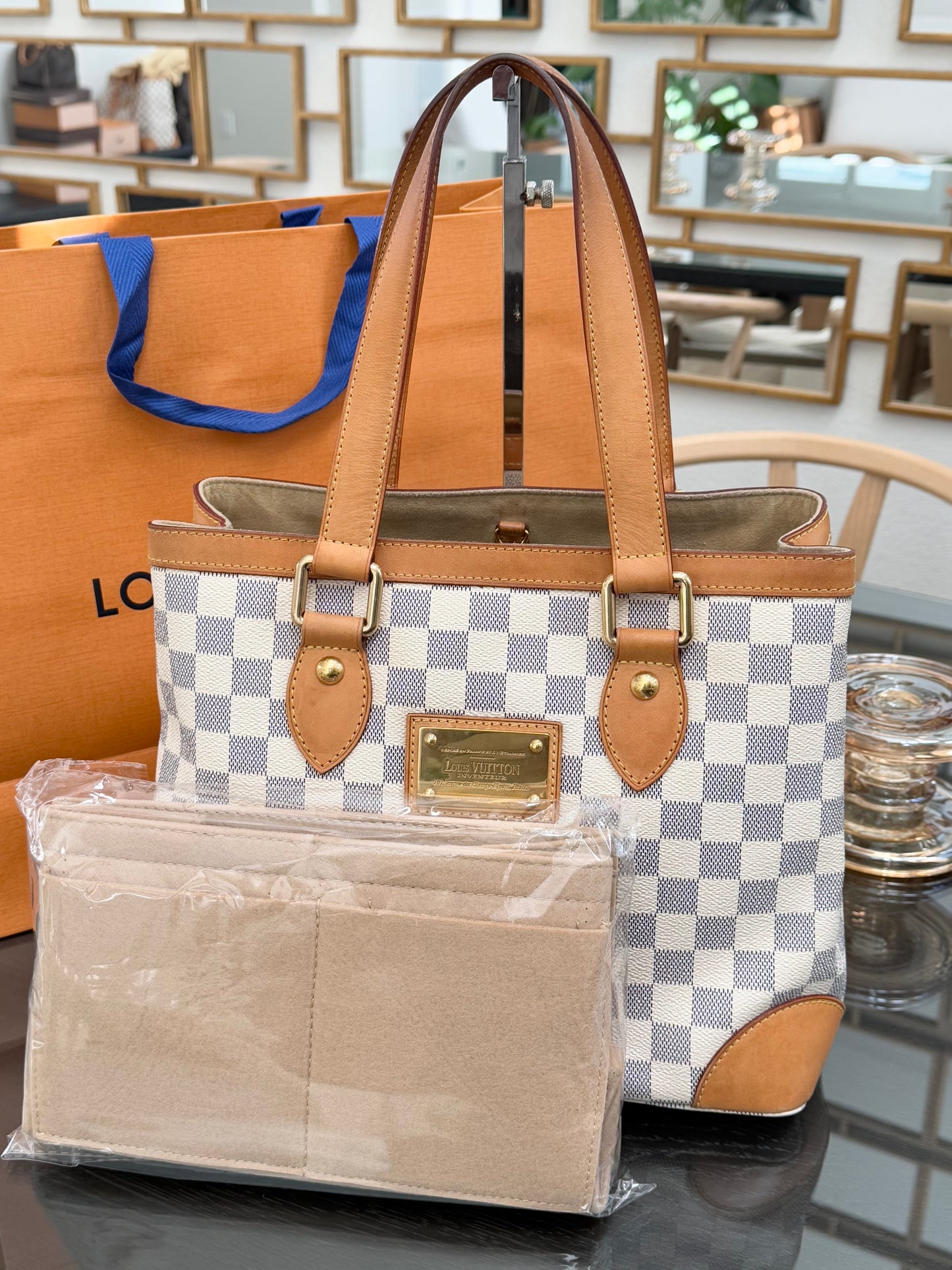 Hampstead PM Azur with Insert Organizer and Paper bag 
🗓️ Year: 2008