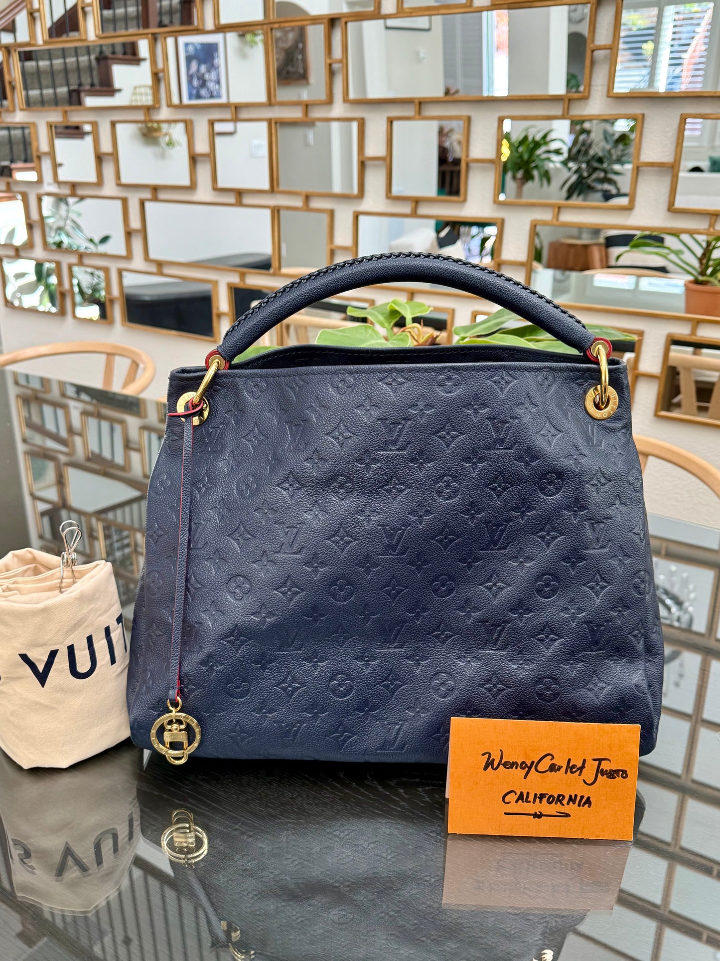 Artsy MM Empriente in Navy Blue with Dustbag- 📅 Year: 2020
