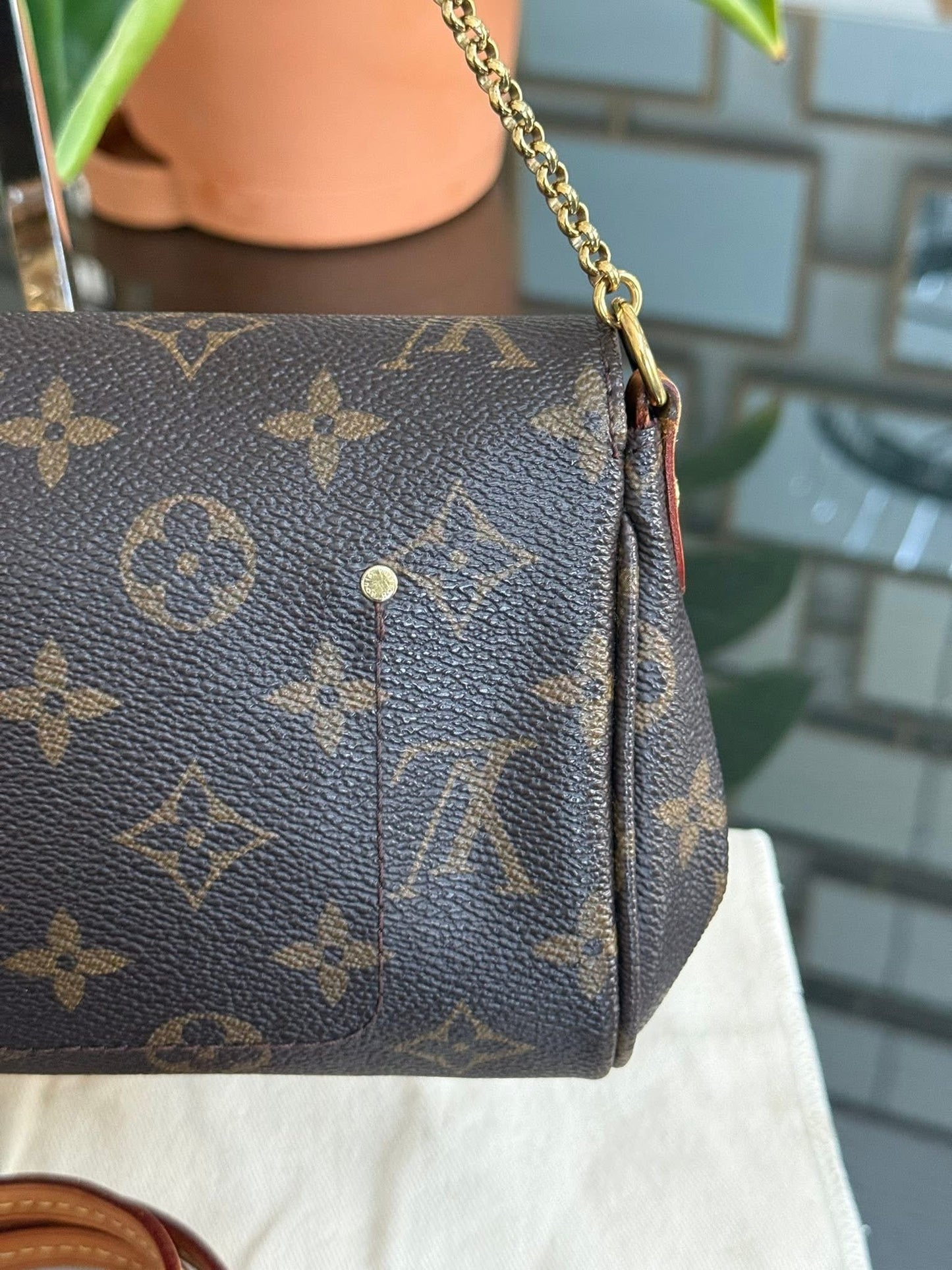 Favorite PM in Monogram with Original Strap, Dustbag, Insert Organizer, Box and Paper bag 🗓️ Year: 2015