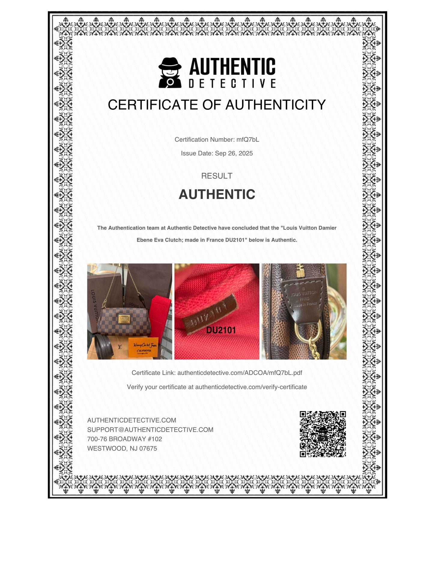 Eva Clutch in DE with Dustbag,Box and Paper bag
🗓️ Year: 2015