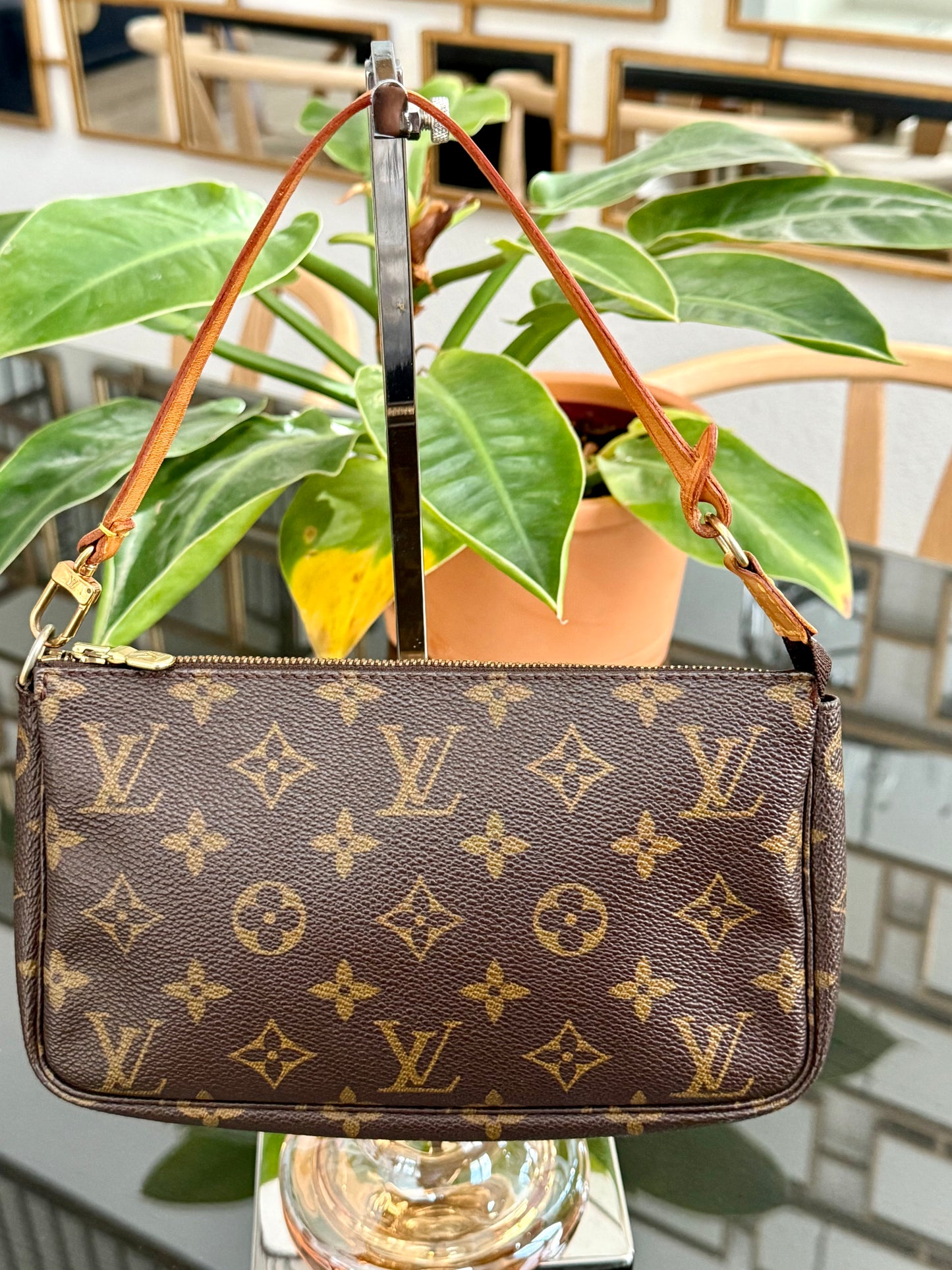 Monogram Pochette Accessories with Dustbag 📅 Year: 2000