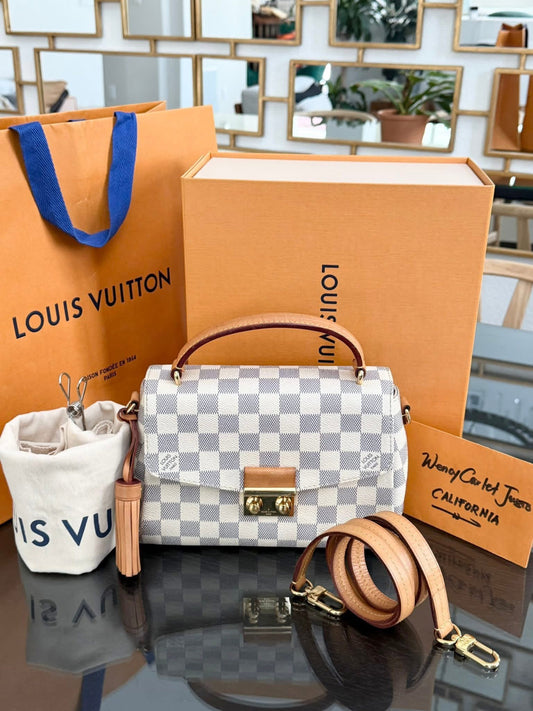 Croissete in Azur with Original Strap, Dustbag, Box and Paper Bag 🗓️ Year: 2017